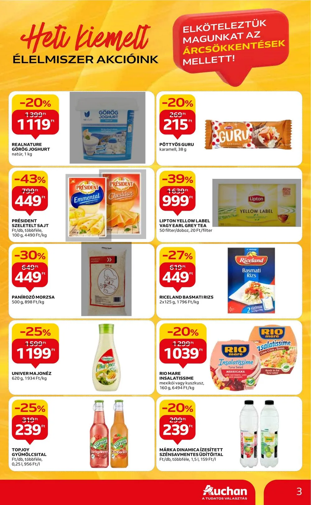 Auchan akciós újság Hipermarket 02.22–02.28 – 3. oldal