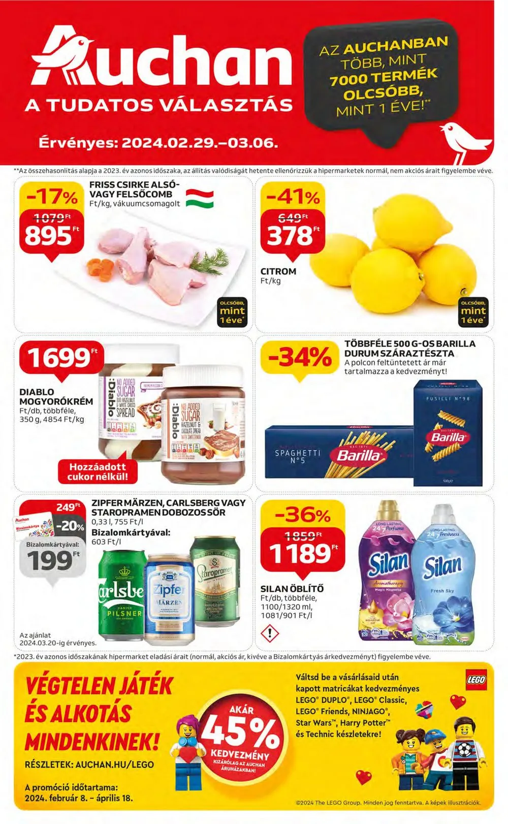 Auchan akciós újság Hipermarket 02.29–03.06