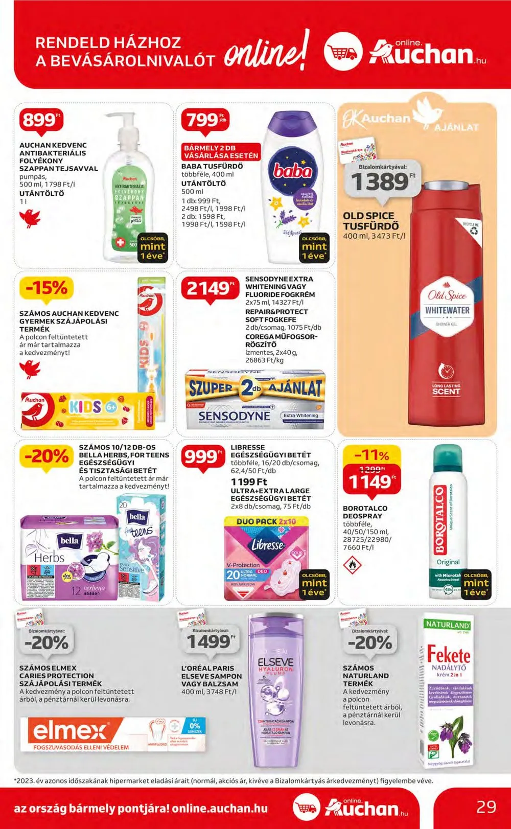 Auchan akciós újság Hipermarket 02.29–03.06 – 29. oldal