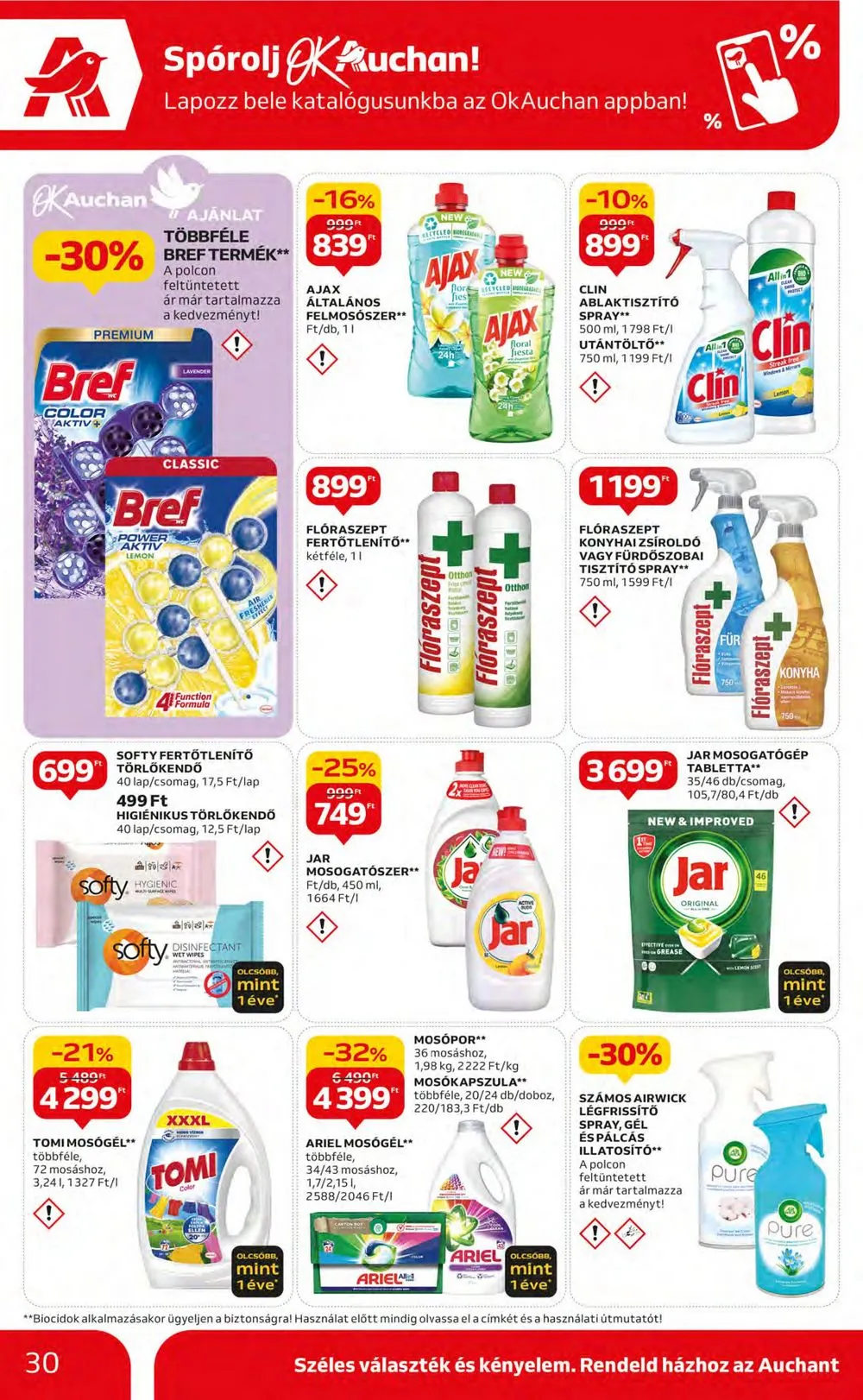 Auchan akciós újság Hipermarket 02.29–03.06 – 30. oldal
