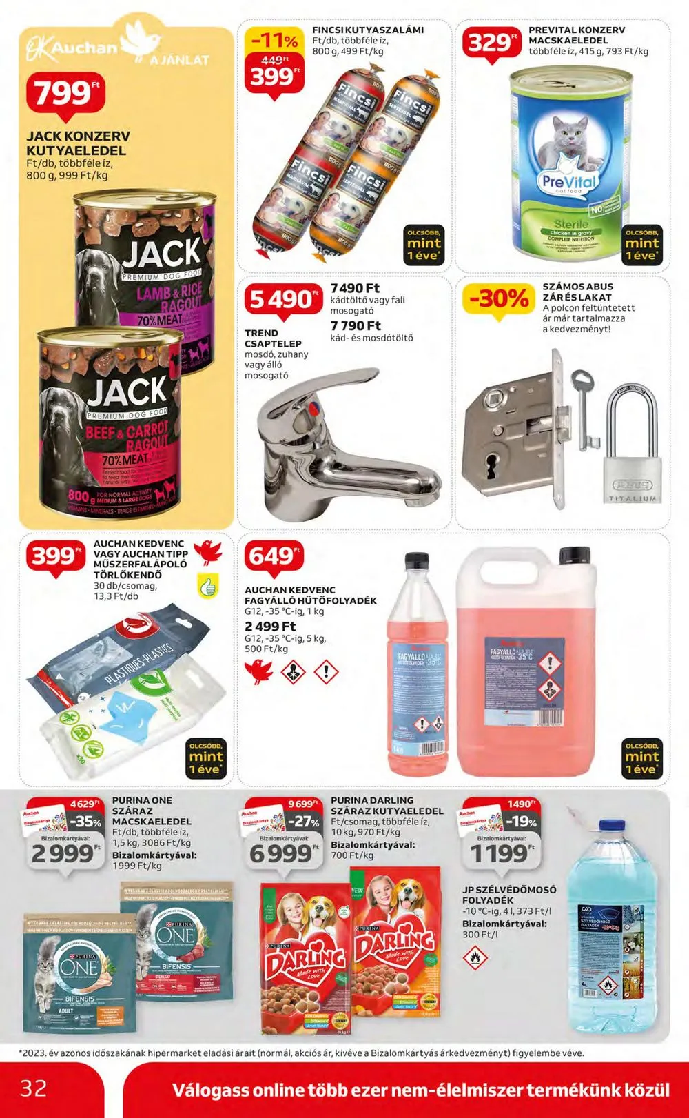 Auchan akciós újság Hipermarket 02.29–03.06 – 32. oldal