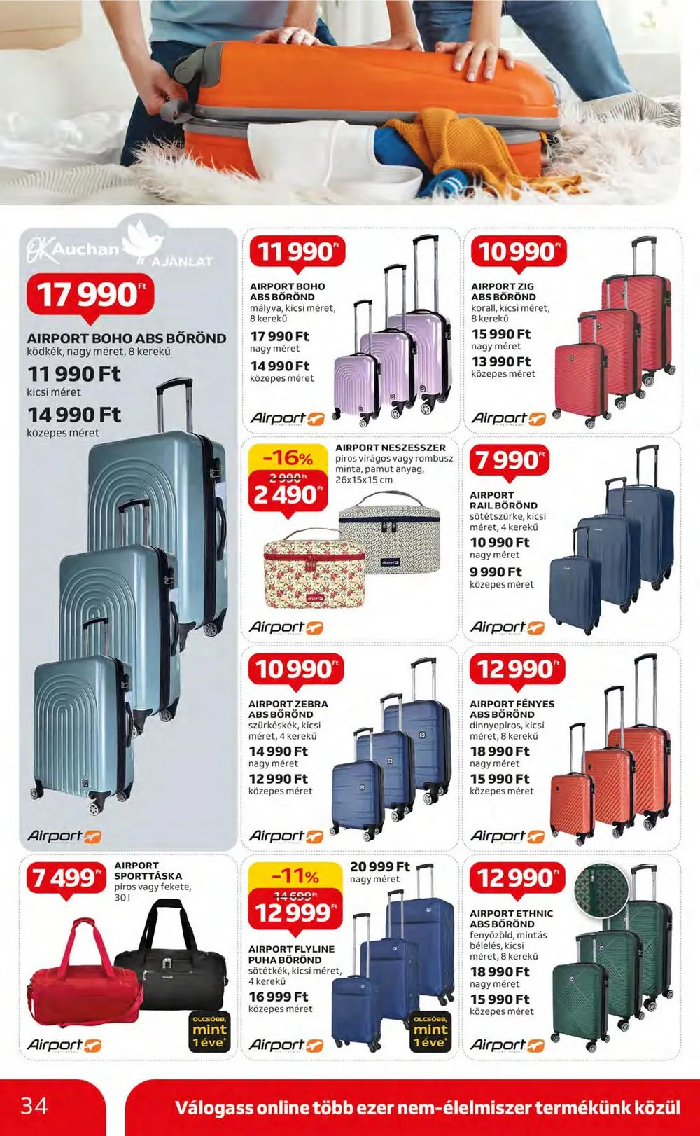 Auchan akciós újság Hipermarket 02.29–03.06 – 34. oldal