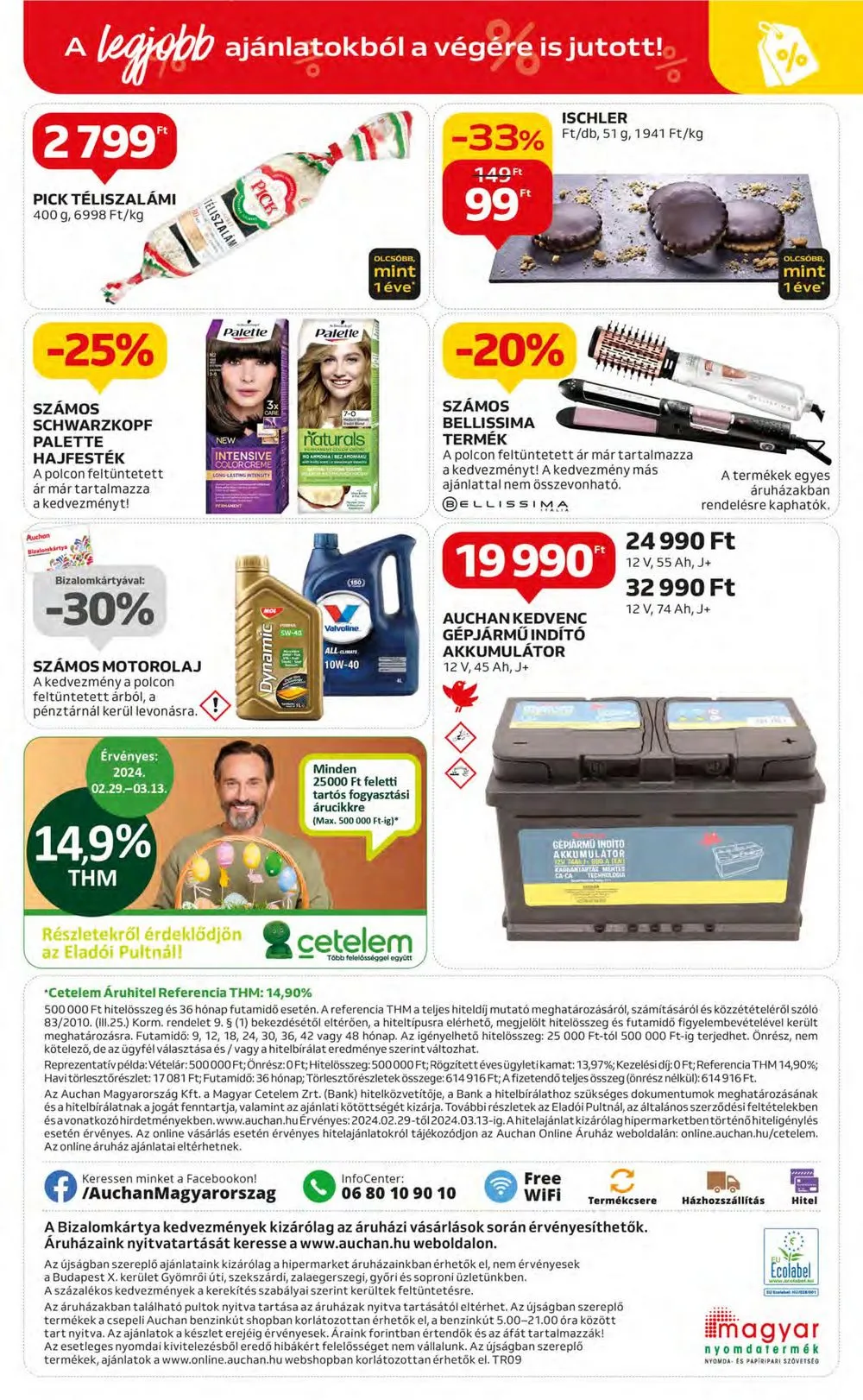 Auchan akciós újság Hipermarket 02.29–03.06 – 40. oldal
