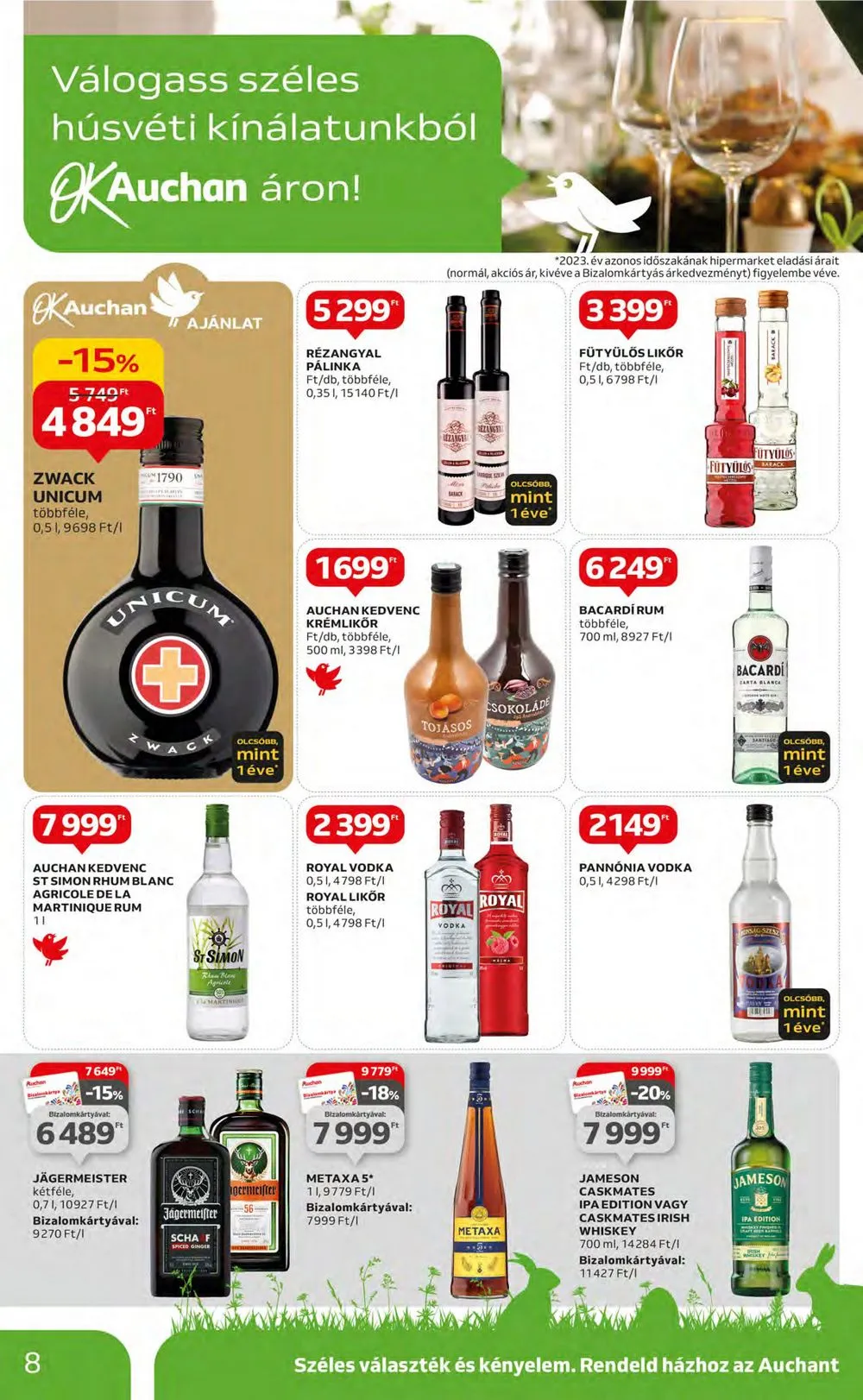 Auchan akciós újság Hipermarket 02.29–03.06 – 8. oldal