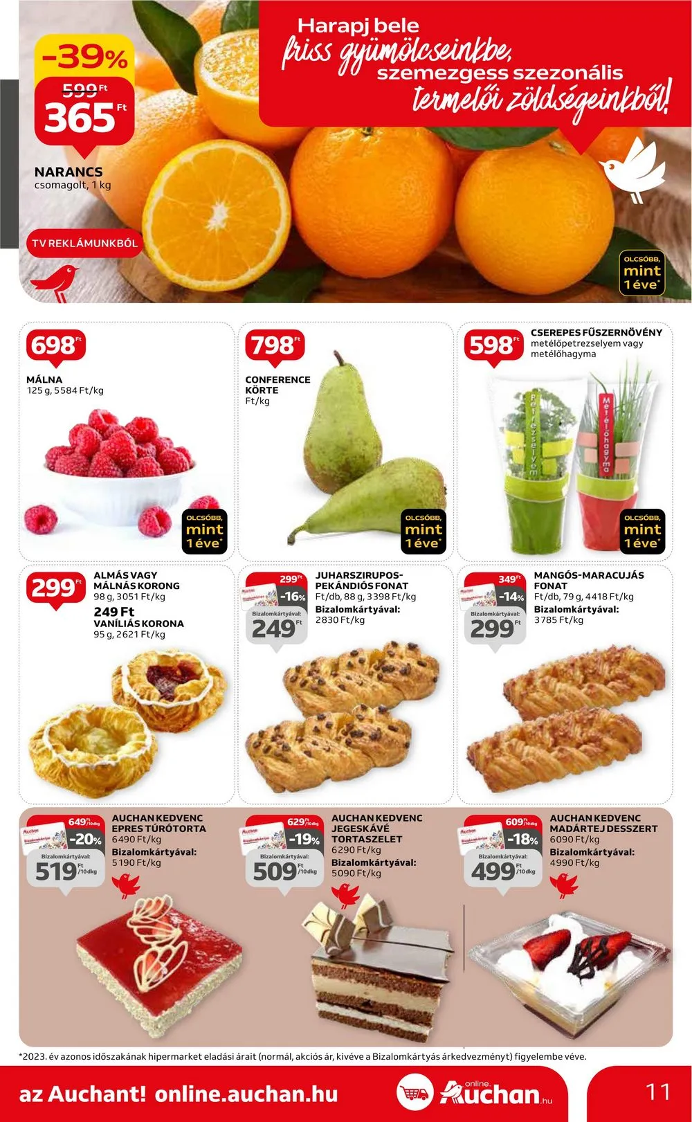 Auchan akciós újság Hipermarket 03.07–03.13 – 11. oldal