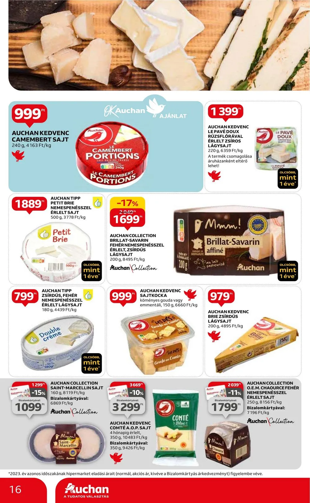 Auchan akciós újság Hipermarket 03.07–03.13 – 16. oldal