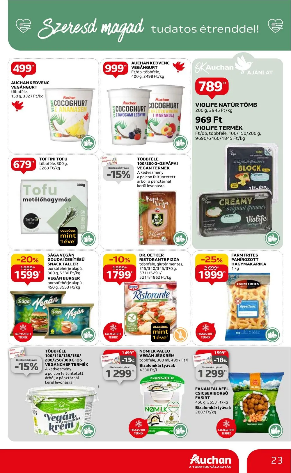 Auchan akciós újság Hipermarket 03.07–03.13 – 23. oldal