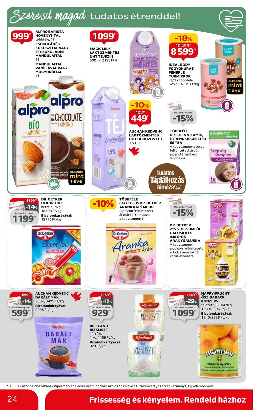 Auchan akciós újság Hipermarket 03.07–03.13 – 24. oldal