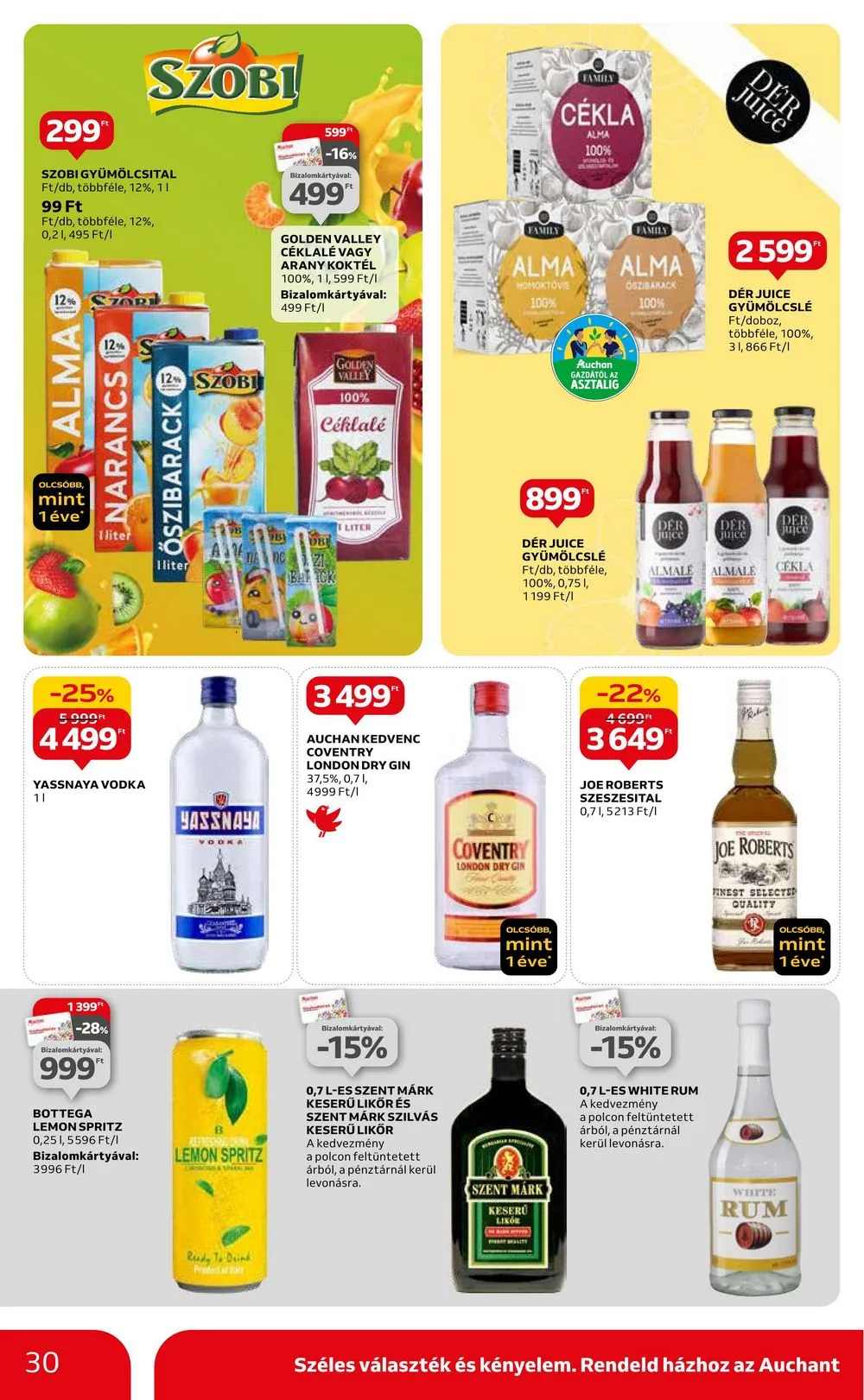 Auchan akciós újság Hipermarket 03.07–03.13 – 30. oldal