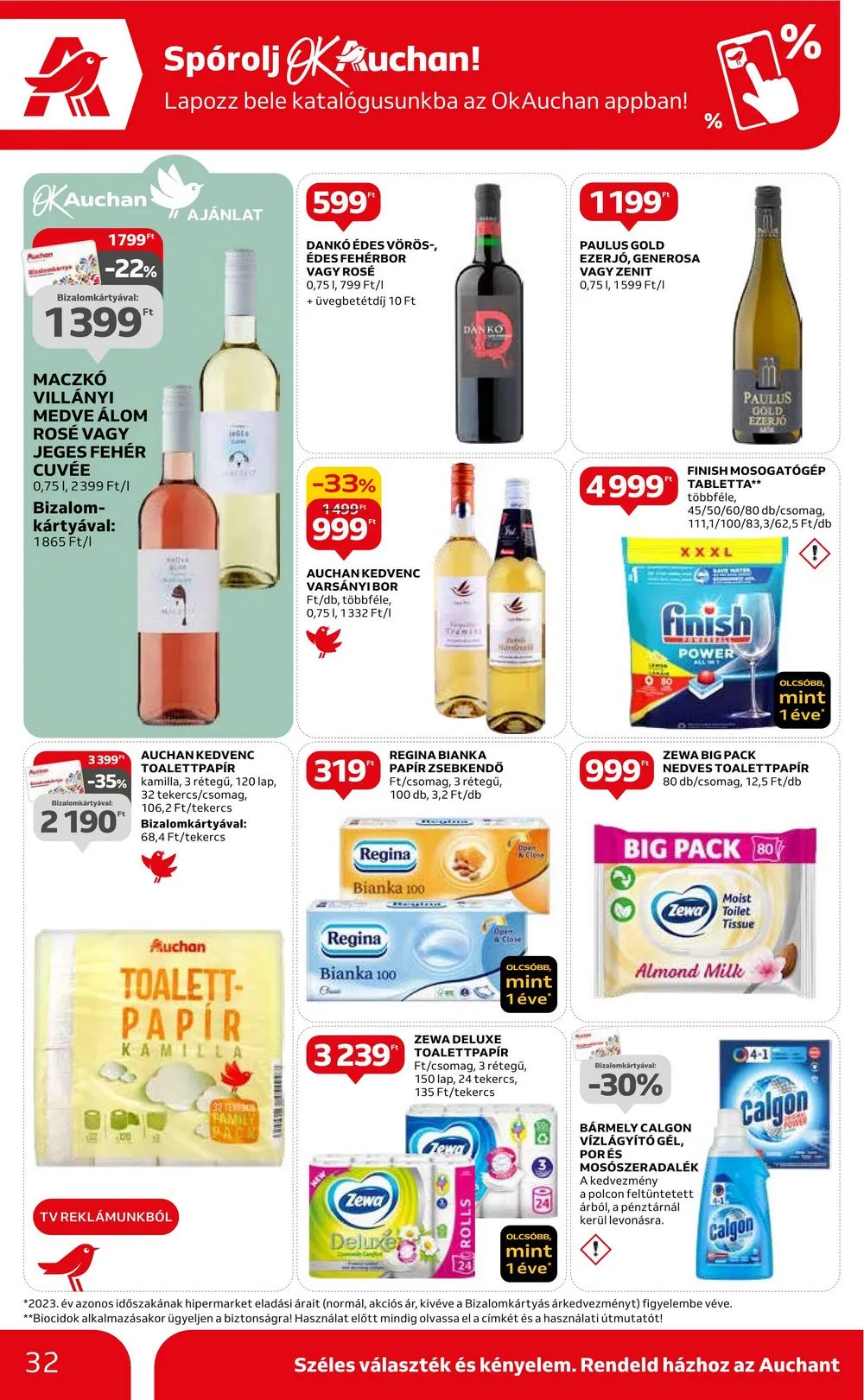 Auchan akciós újság Hipermarket 03.07–03.13 – 32. oldal