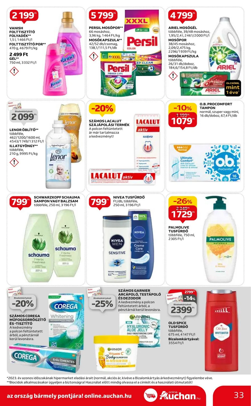 Auchan akciós újság Hipermarket 03.07–03.13 – 33. oldal