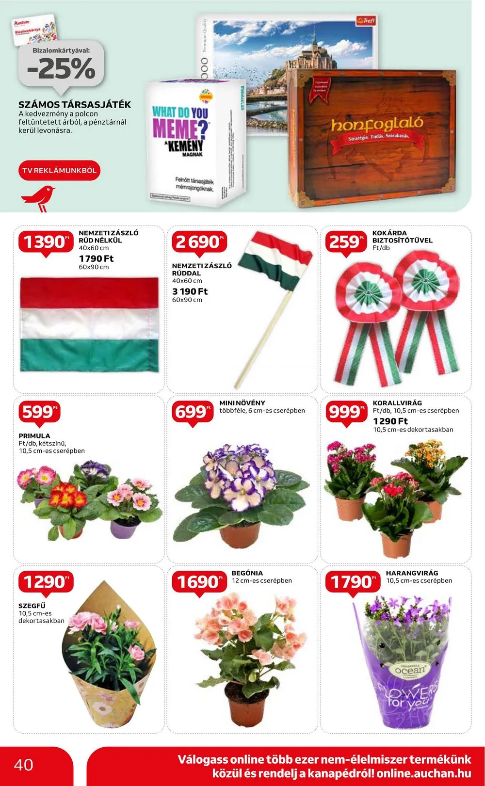 Auchan akciós újság Hipermarket 03.07–03.13 – 40. oldal