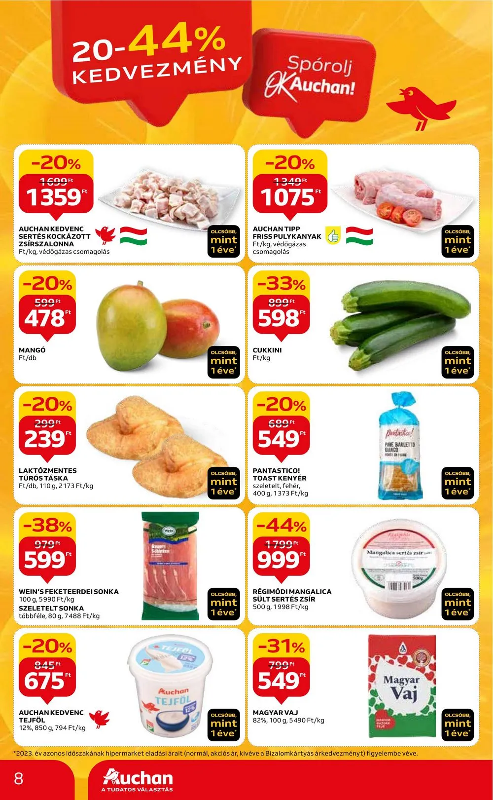 Auchan akciós újság Hipermarket 03.07–03.13 – 8. oldal