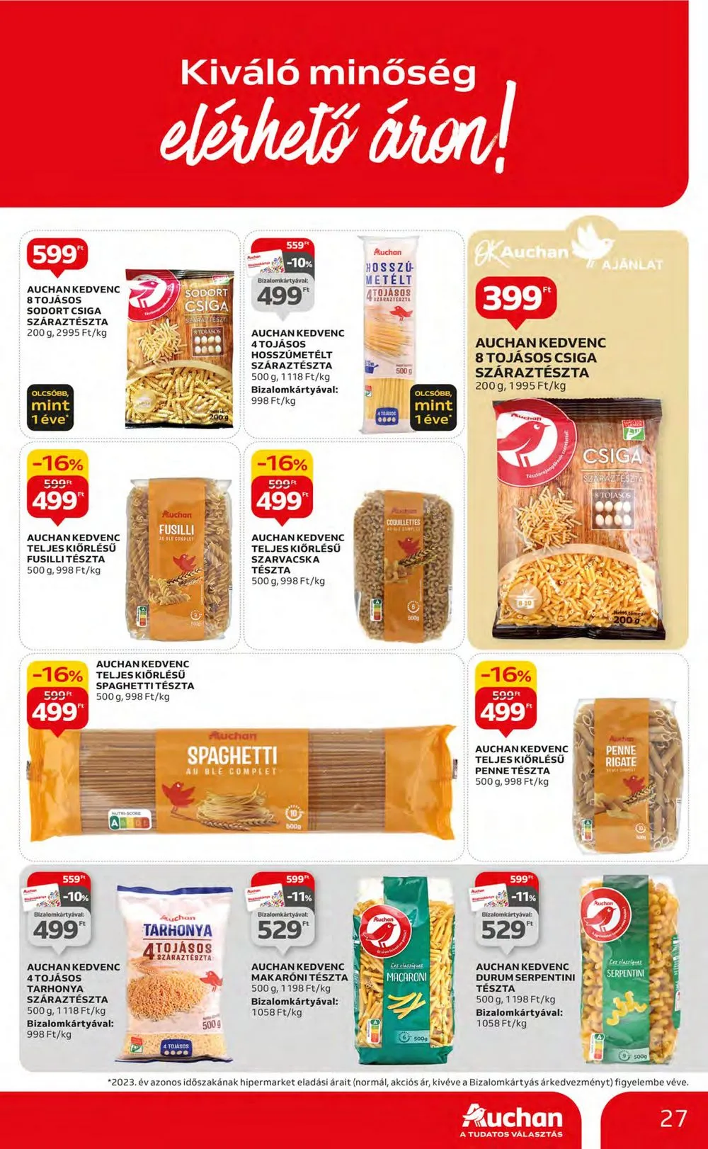 Auchan akciós újság Hipermarket 03.14–03.20 – 27. oldal