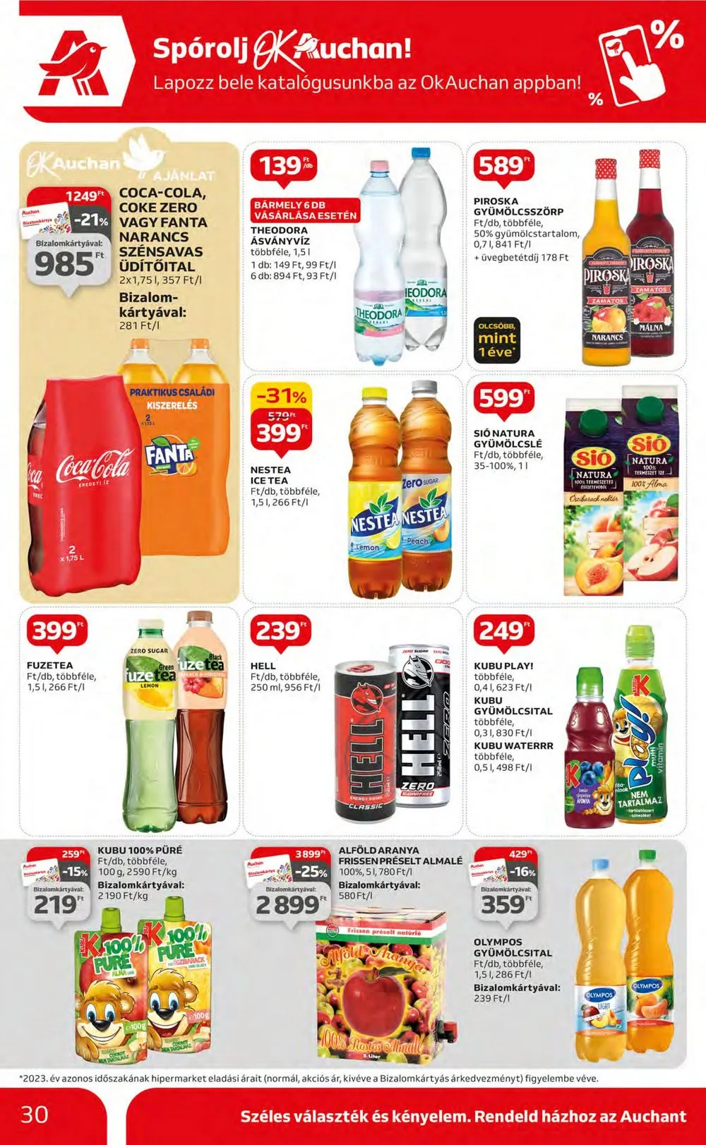 Auchan akciós újság Hipermarket 03.14–03.20 – 30. oldal