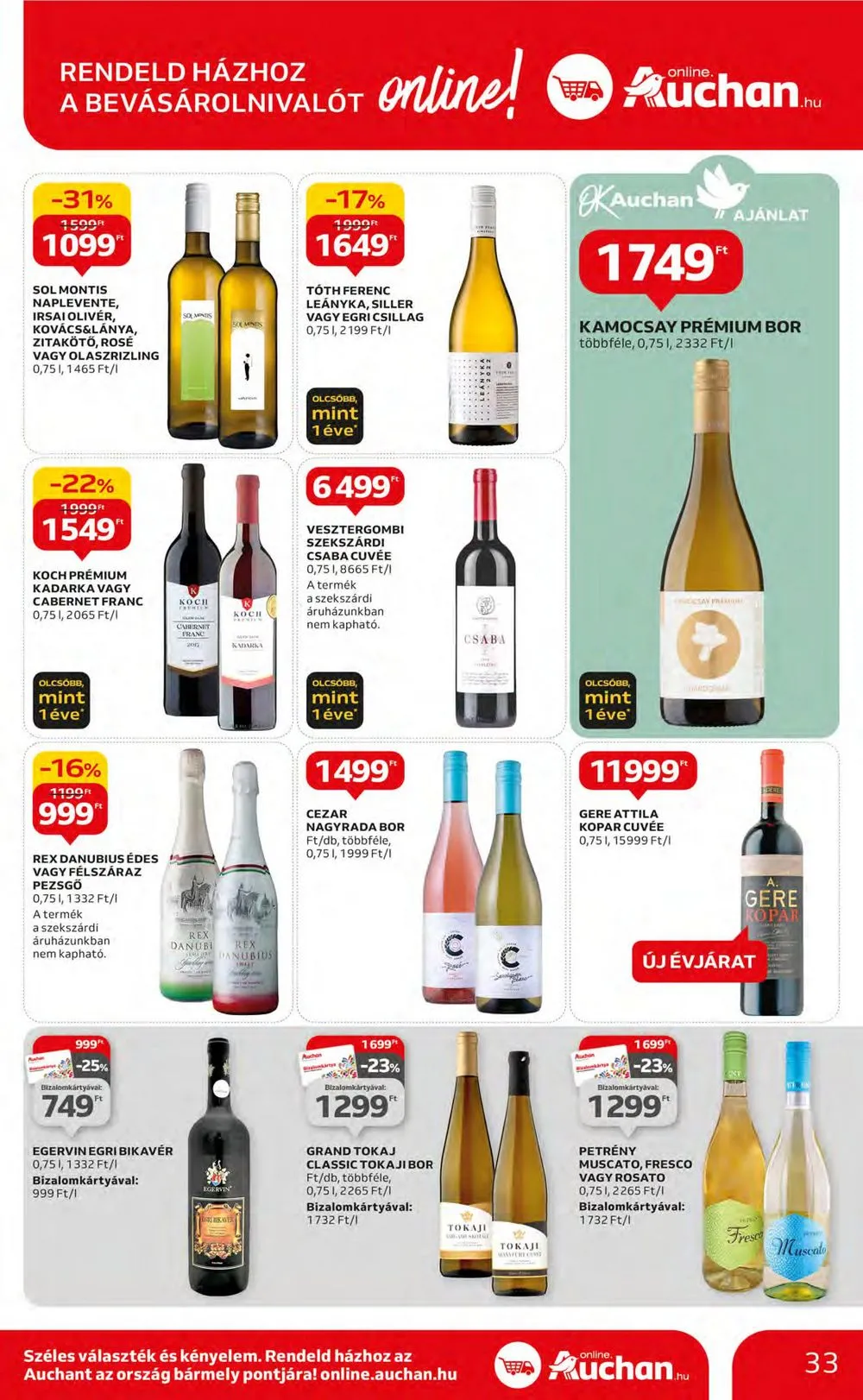 Auchan akciós újság Hipermarket 03.14–03.20 – 33. oldal
