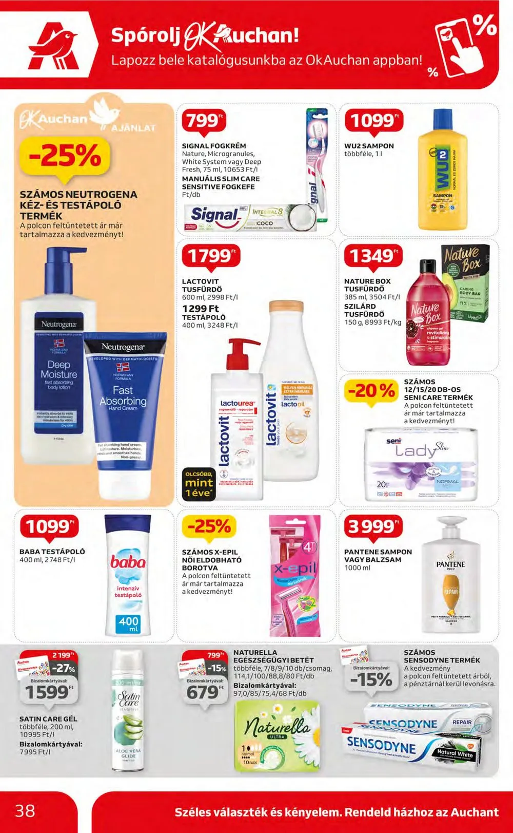 Auchan akciós újság Hipermarket 03.14–03.20 – 38. oldal
