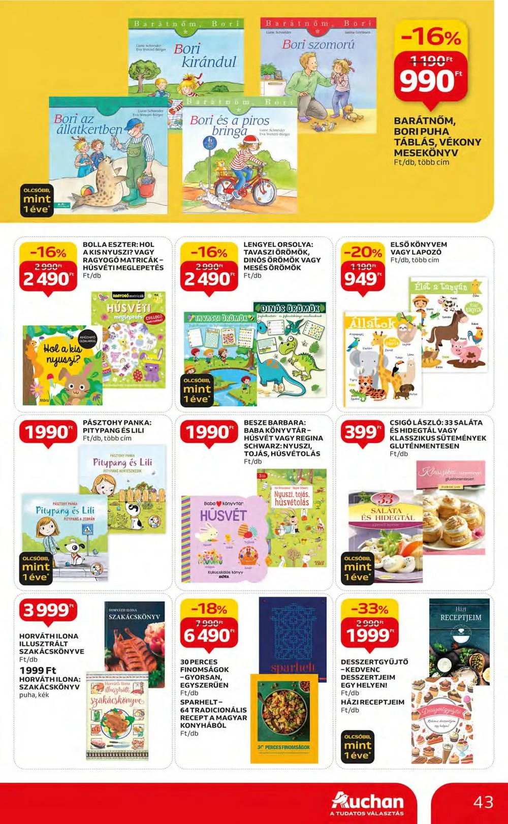 Auchan akciós újság Hipermarket 03.14–03.20 – 43. oldal