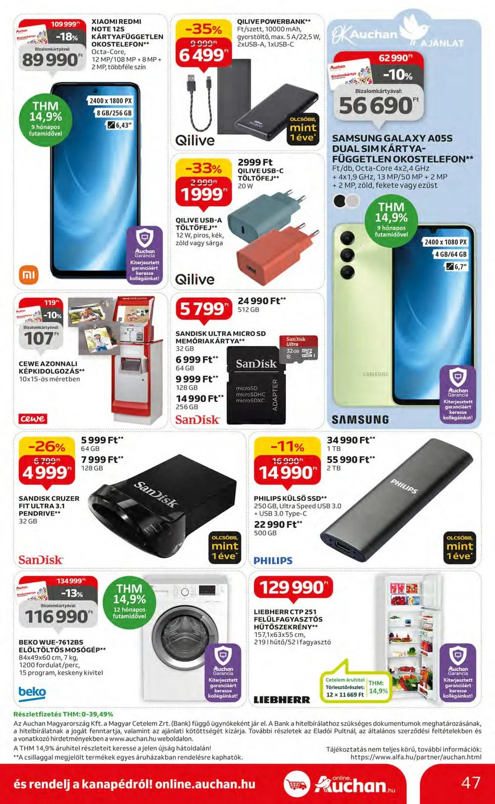 Auchan akciós újság Hipermarket 03.14–03.20 – 47. oldal