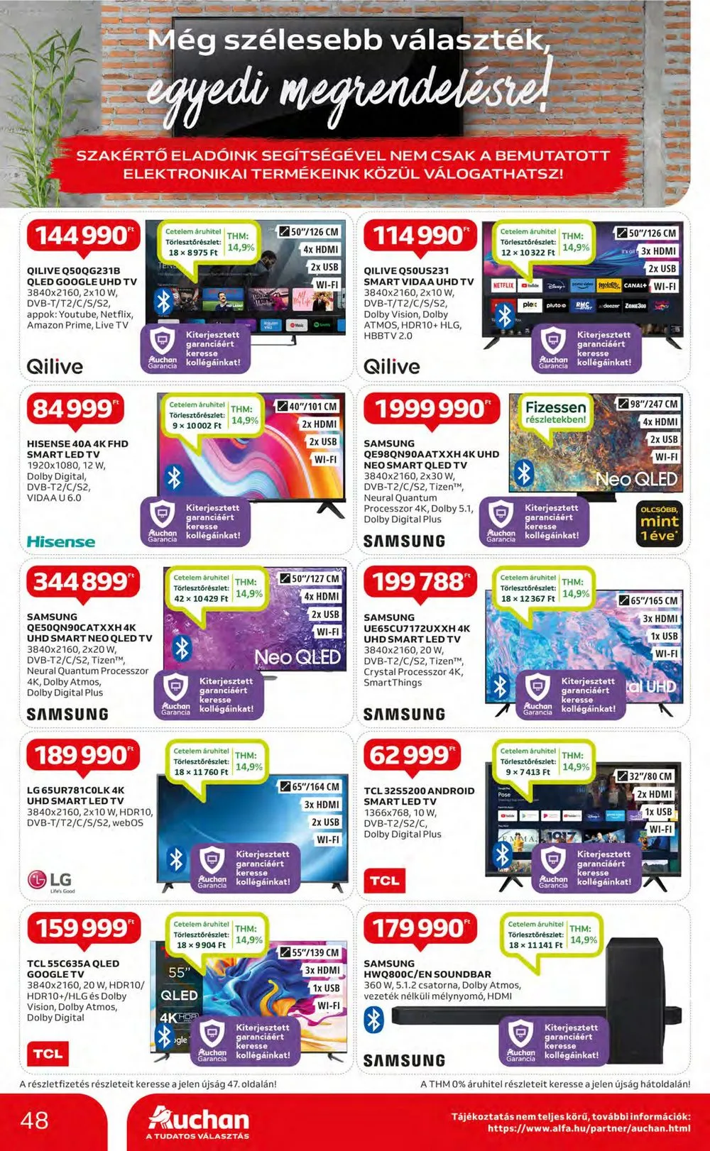 Auchan akciós újság Hipermarket 03.14–03.20 – 48. oldal