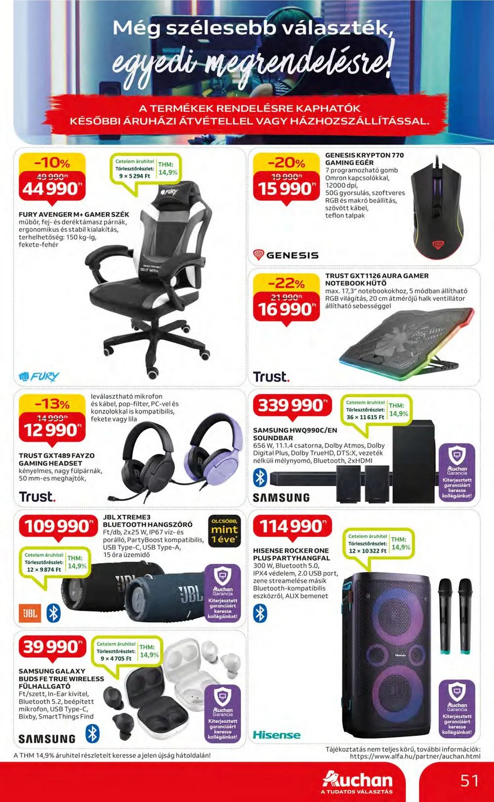 Auchan akciós újság Hipermarket 03.14–03.20 – 51. oldal