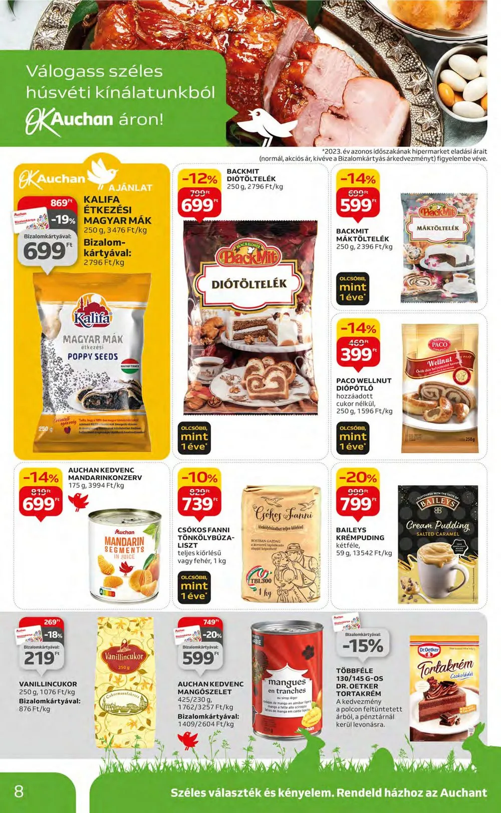 Auchan akciós újság Hipermarket 03.14–03.20 – 8. oldal