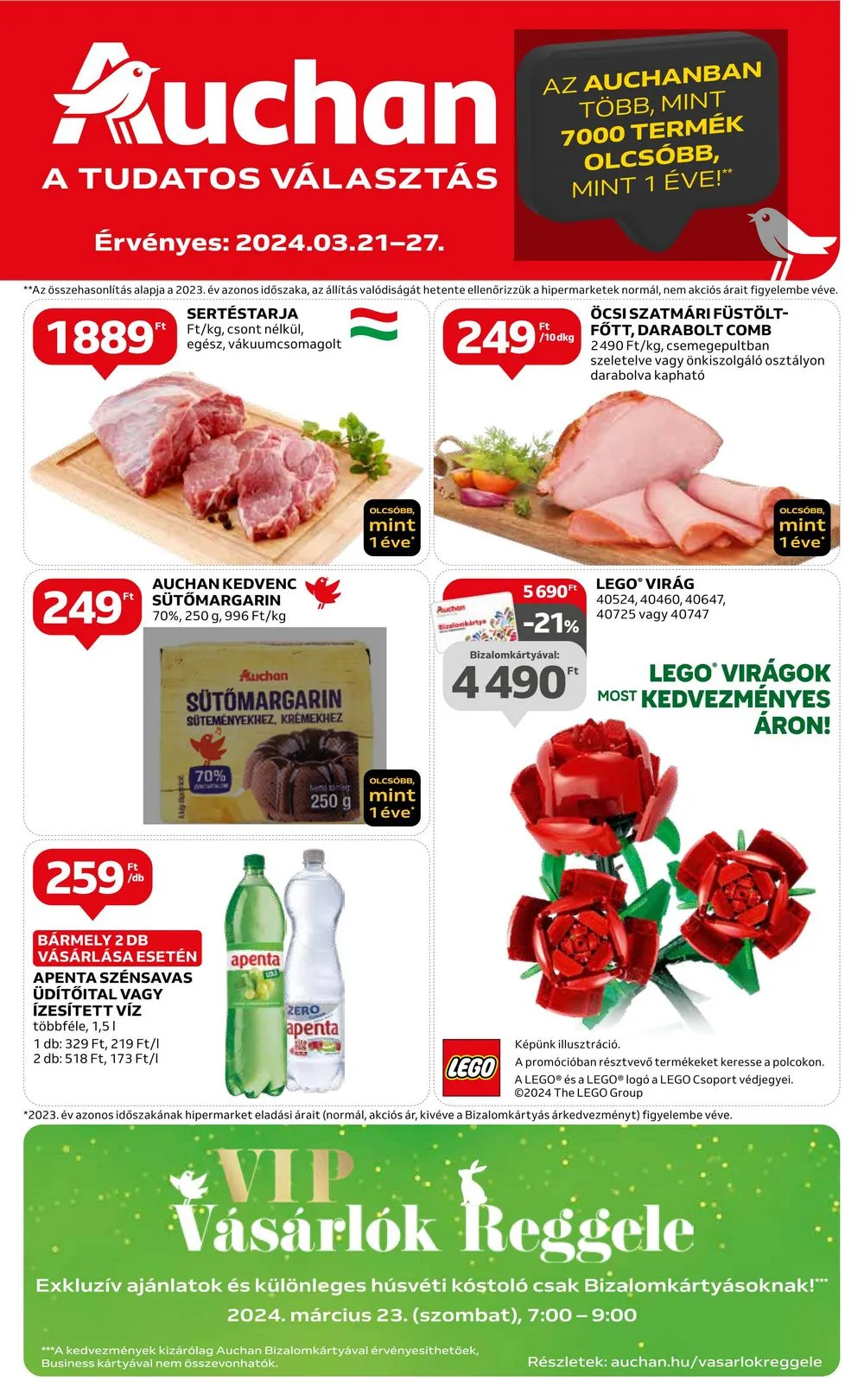 Auchan akciós újság Hipermarket 03.21–03.27