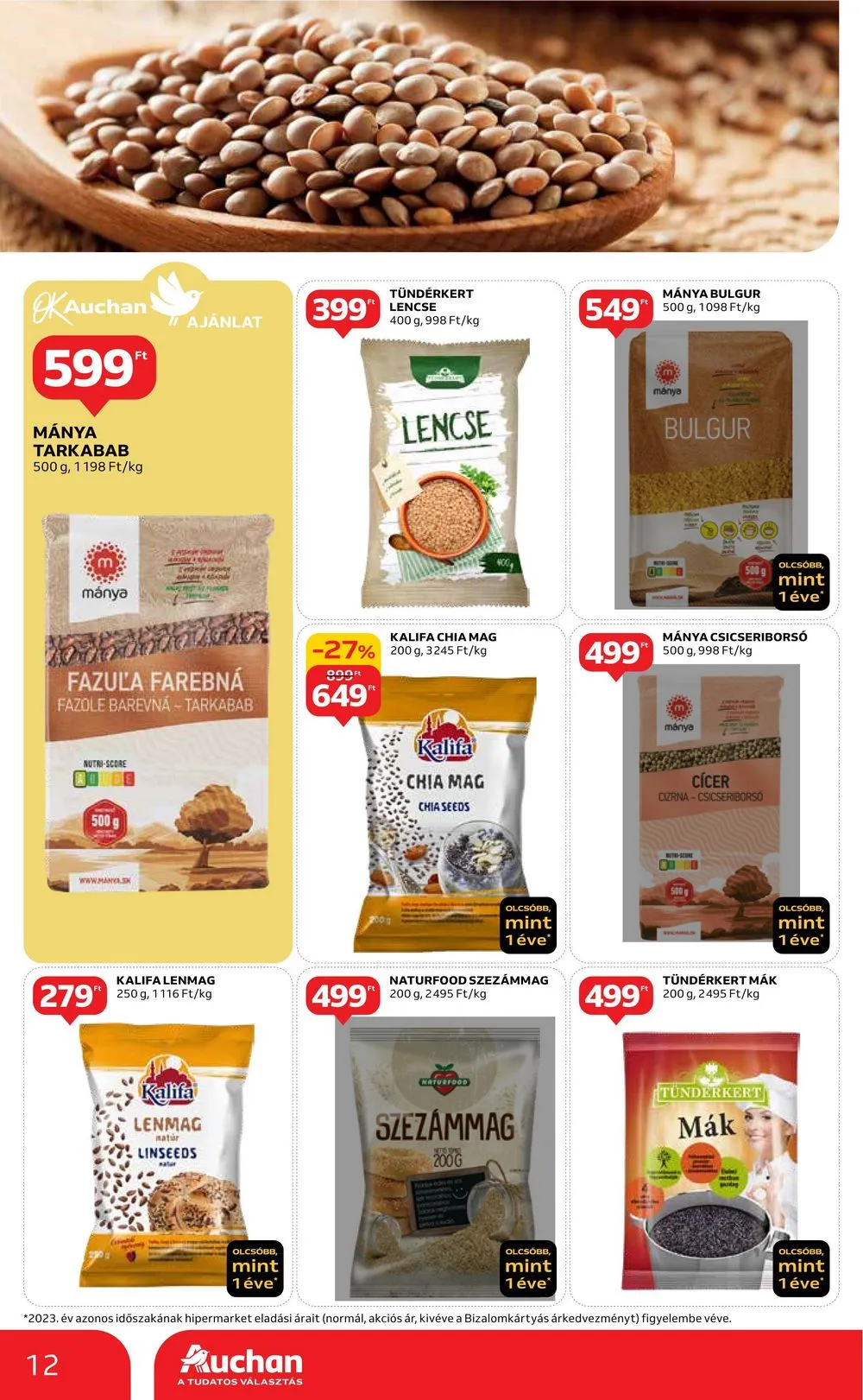 Auchan akciós újság Hipermarket 03.21–03.27 – 12. oldal