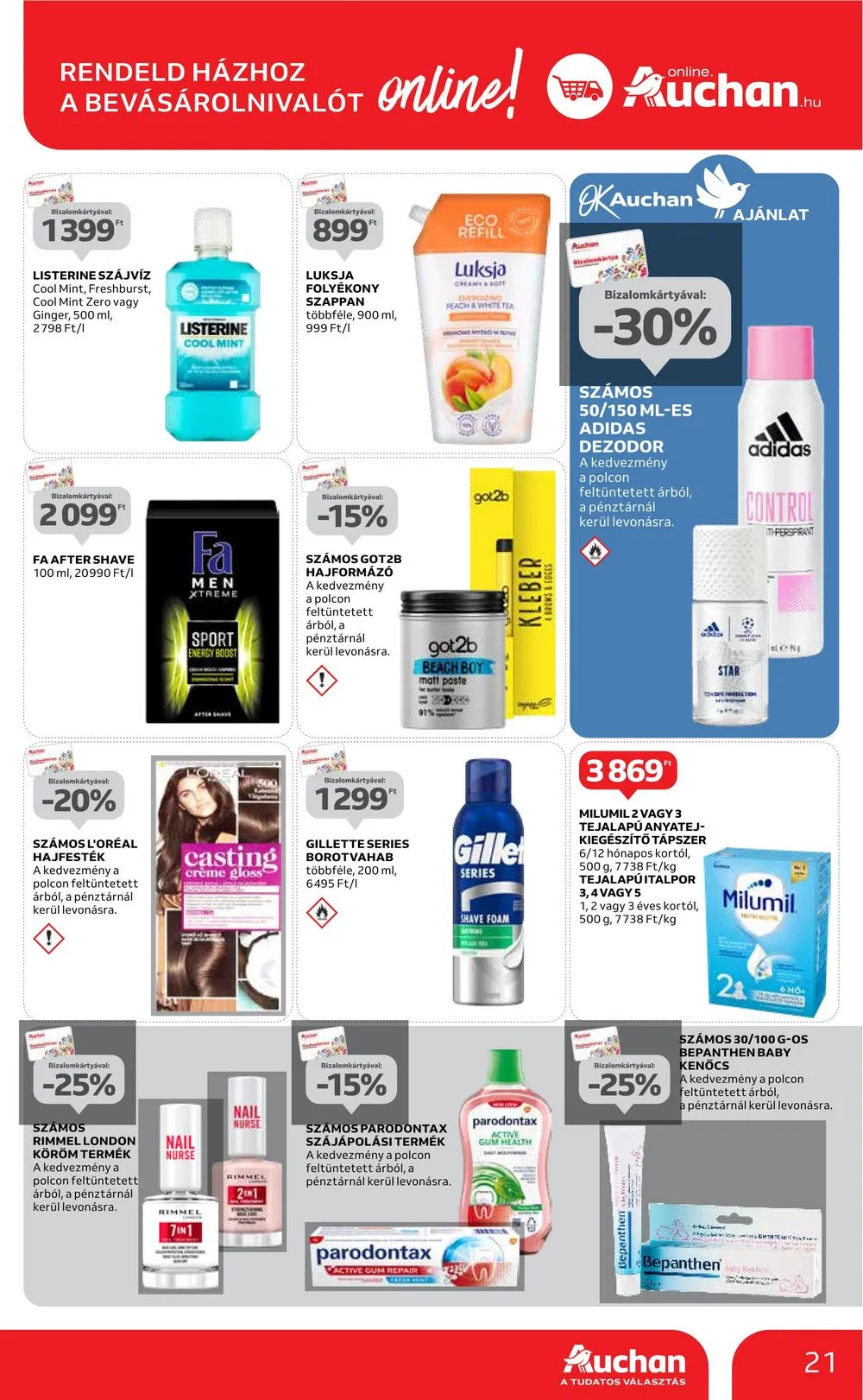 Auchan akciós újság Hipermarket 03.21–03.27 – 21. oldal