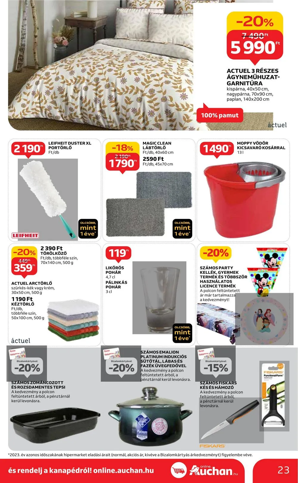 Auchan akciós újság Hipermarket 03.21–03.27 – 23. oldal