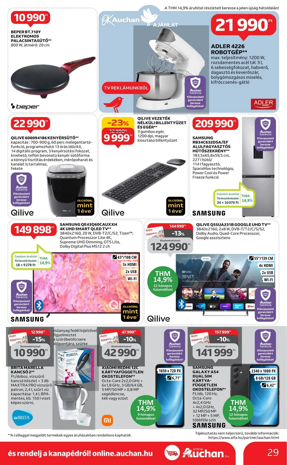 Auchan akciós újság Hipermarket 03.21–03.27 – 29. oldal