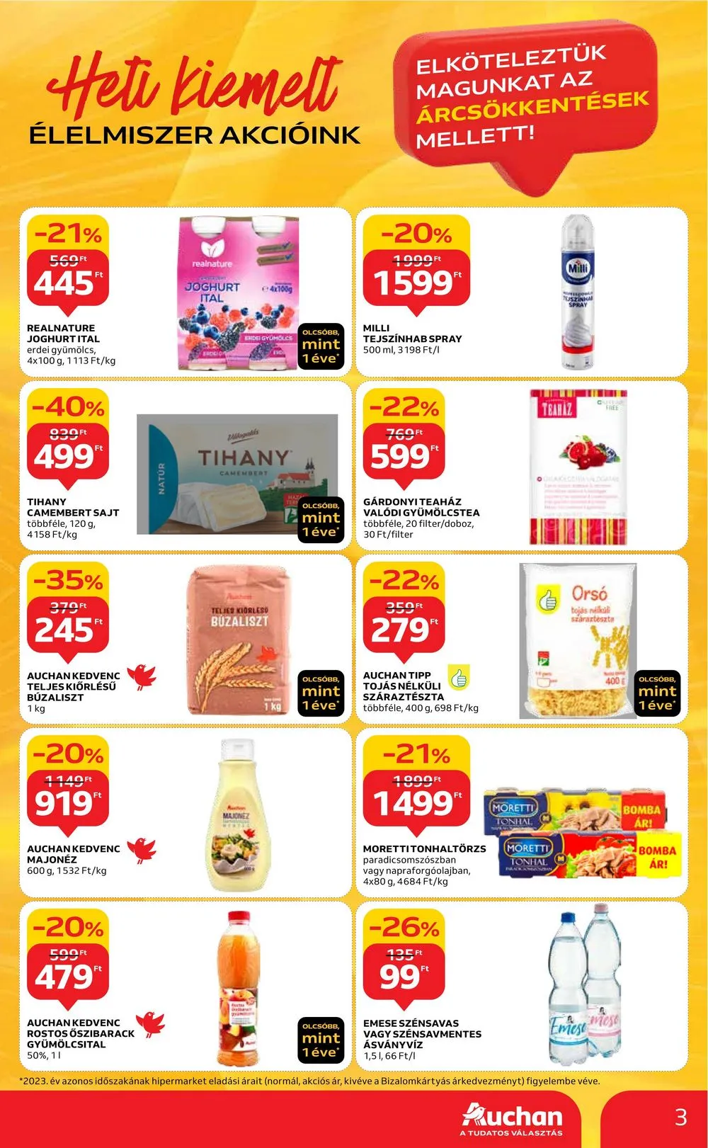 Auchan akciós újság Hipermarket 03.21–03.27 – 3. oldal
