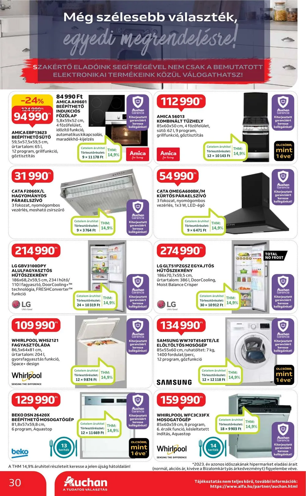 Auchan akciós újság Hipermarket 03.21–03.27 – 30. oldal