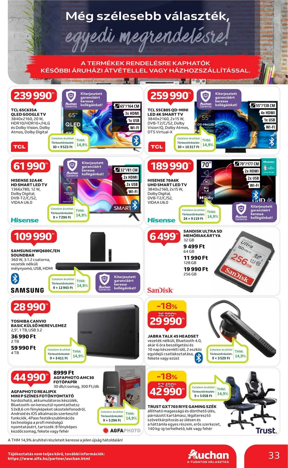 Auchan akciós újság Hipermarket 03.21–03.27 – 33. oldal