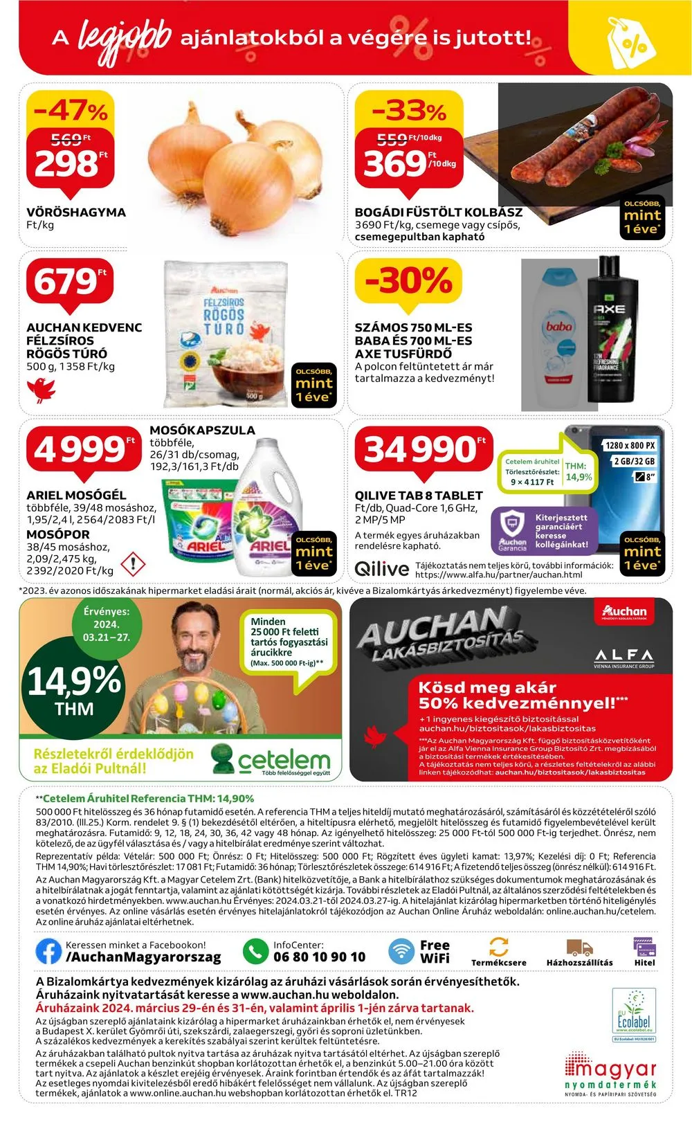 Auchan akciós újság Hipermarket 03.21–03.27 – 34. oldal