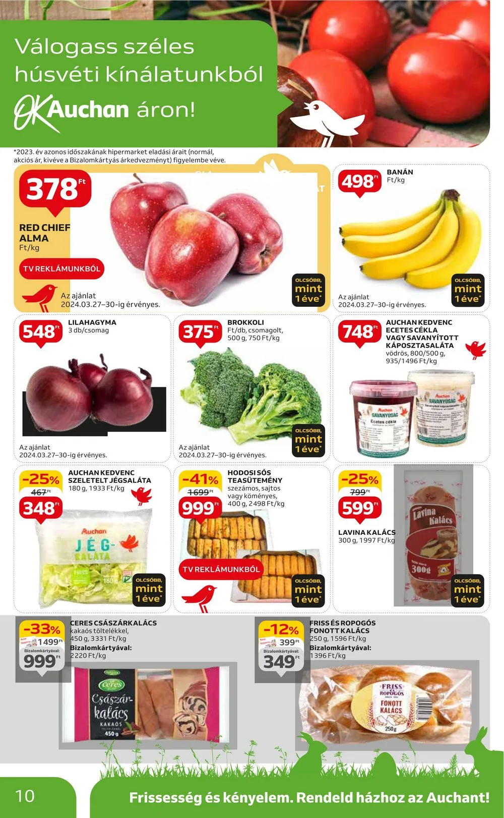 Auchan akciós újság Hipermarket 03.27–04.03 – 10. oldal