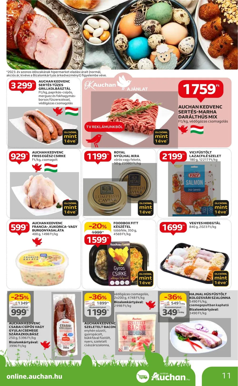 Auchan akciós újság Hipermarket 03.27–04.03 – 11. oldal