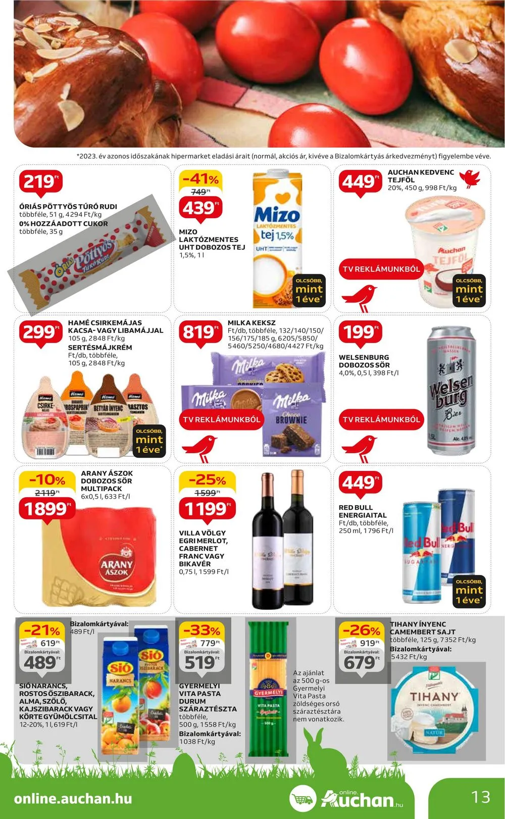 Auchan akciós újság Hipermarket 03.27–04.03 – 13. oldal
