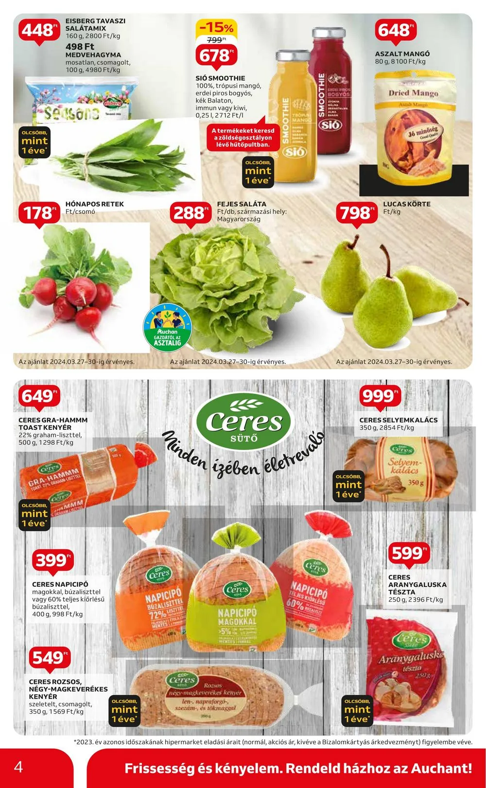 Auchan akciós újság Hipermarket 03.27–04.03 – 4. oldal