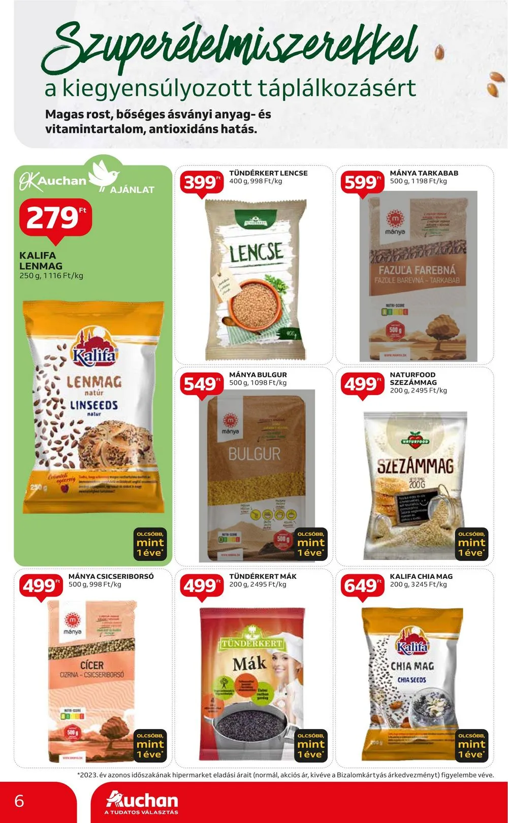 Auchan akciós újság Hipermarket 03.27–04.03 – 6. oldal