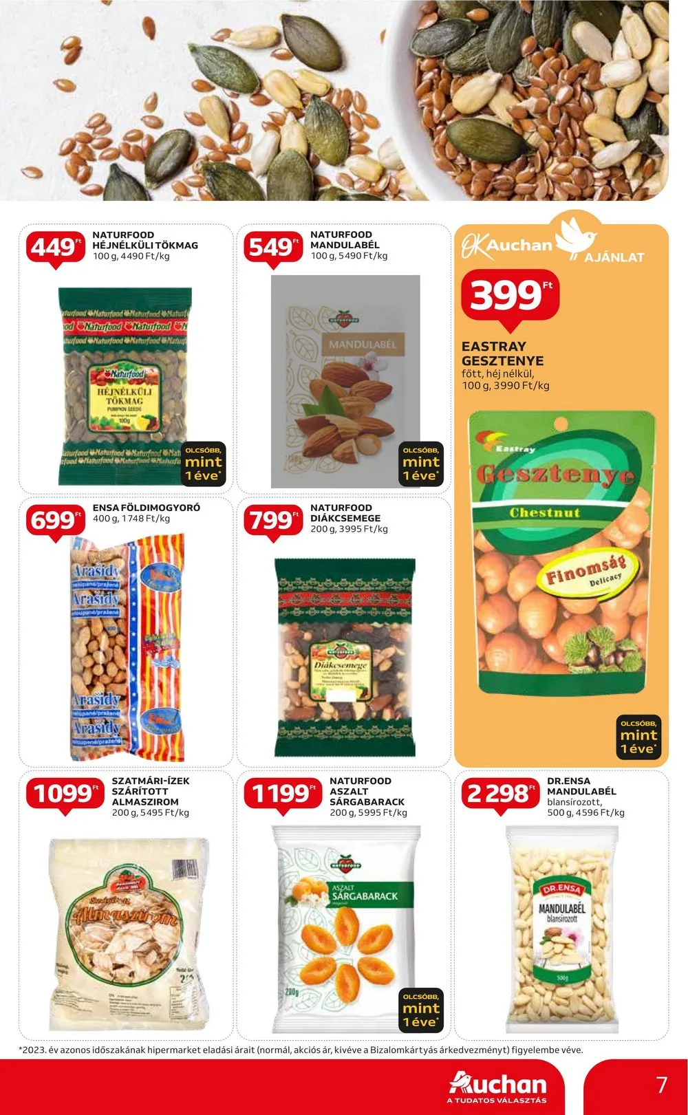 Auchan akciós újság Hipermarket 03.27–04.03 – 7. oldal