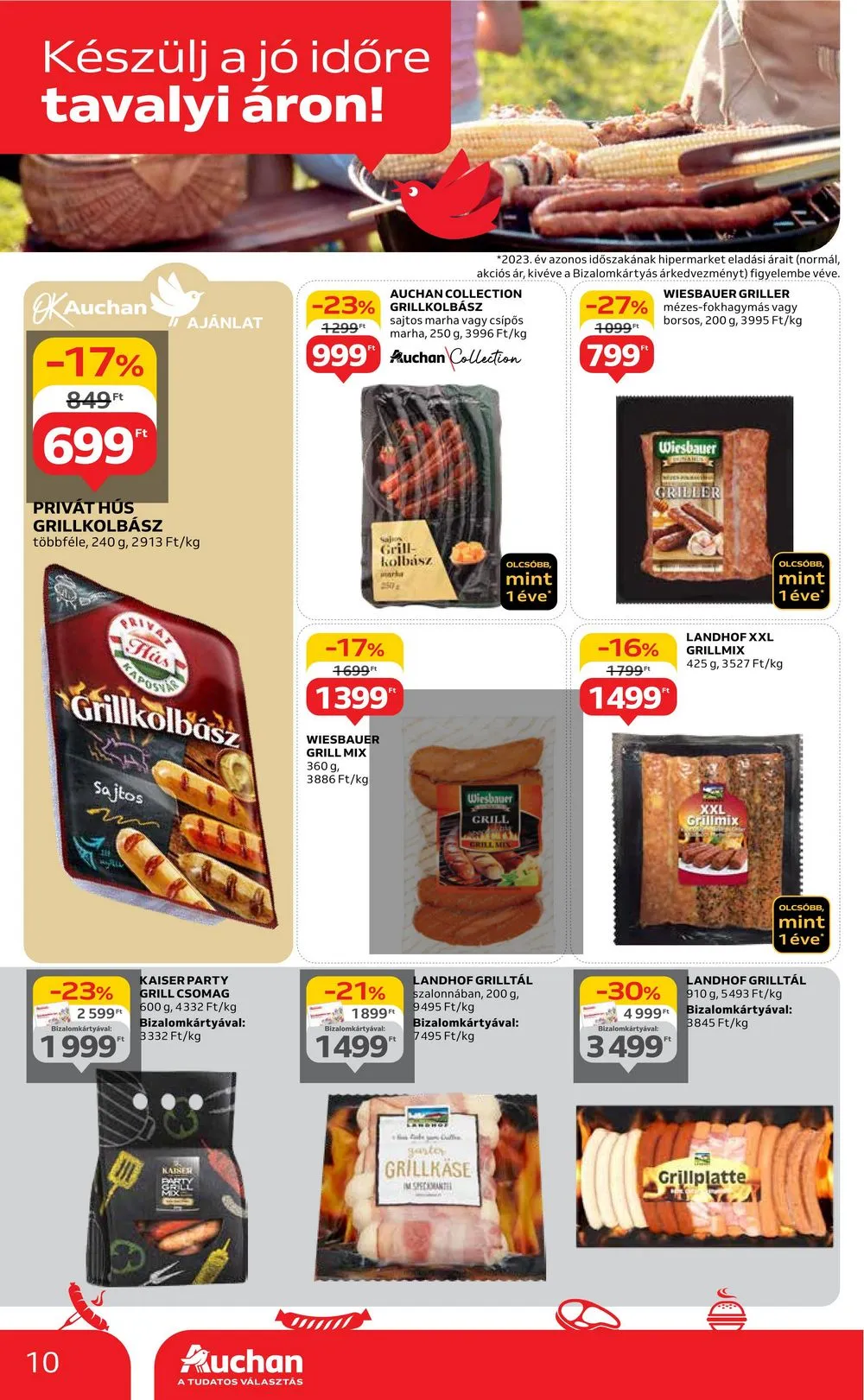 Auchan akciós újság Hipermarket 04.04–04.10 – 10. oldal