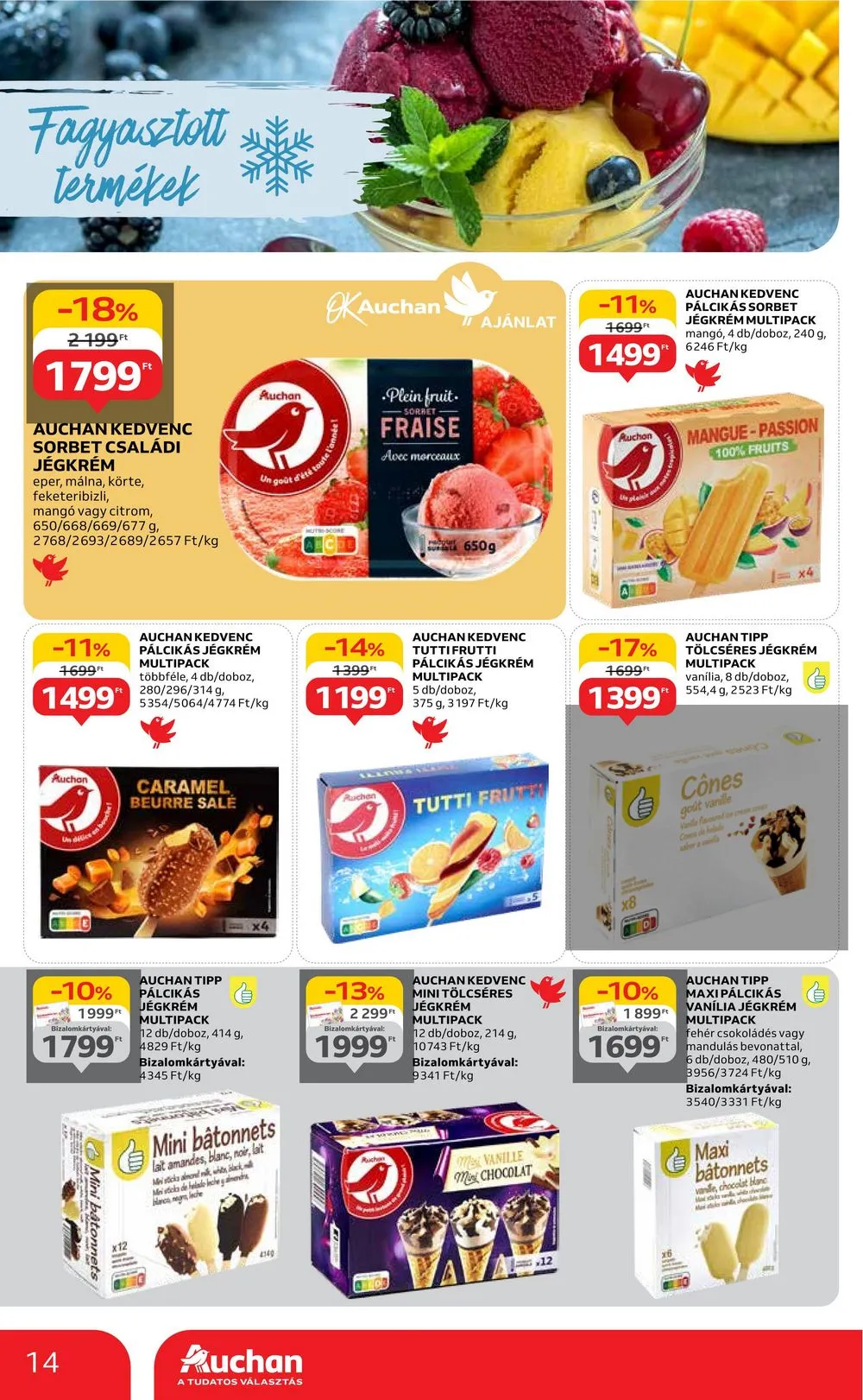 Auchan akciós újság Hipermarket 04.04–04.10 – 14. oldal