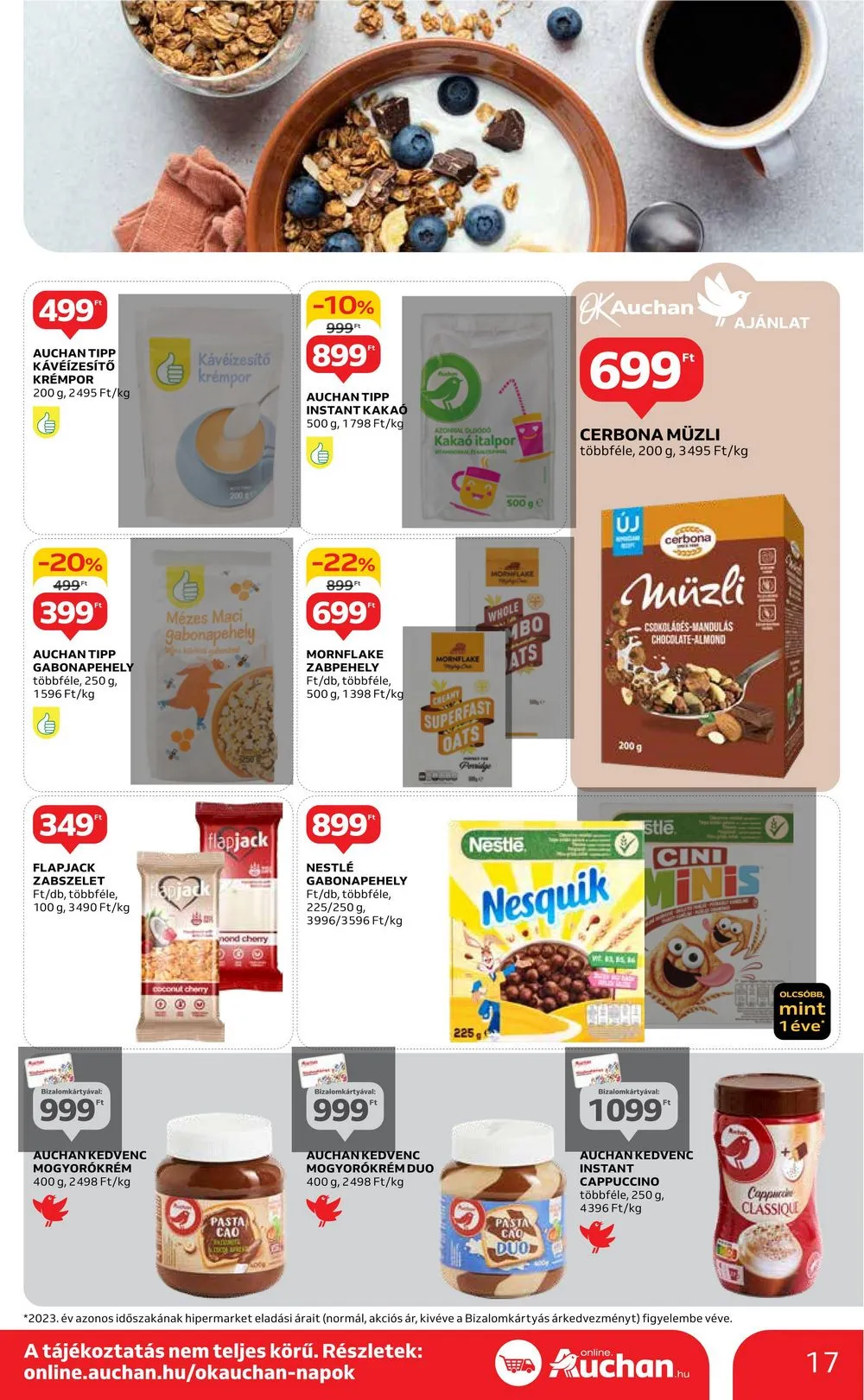 Auchan akciós újság Hipermarket 04.04–04.10 – 17. oldal