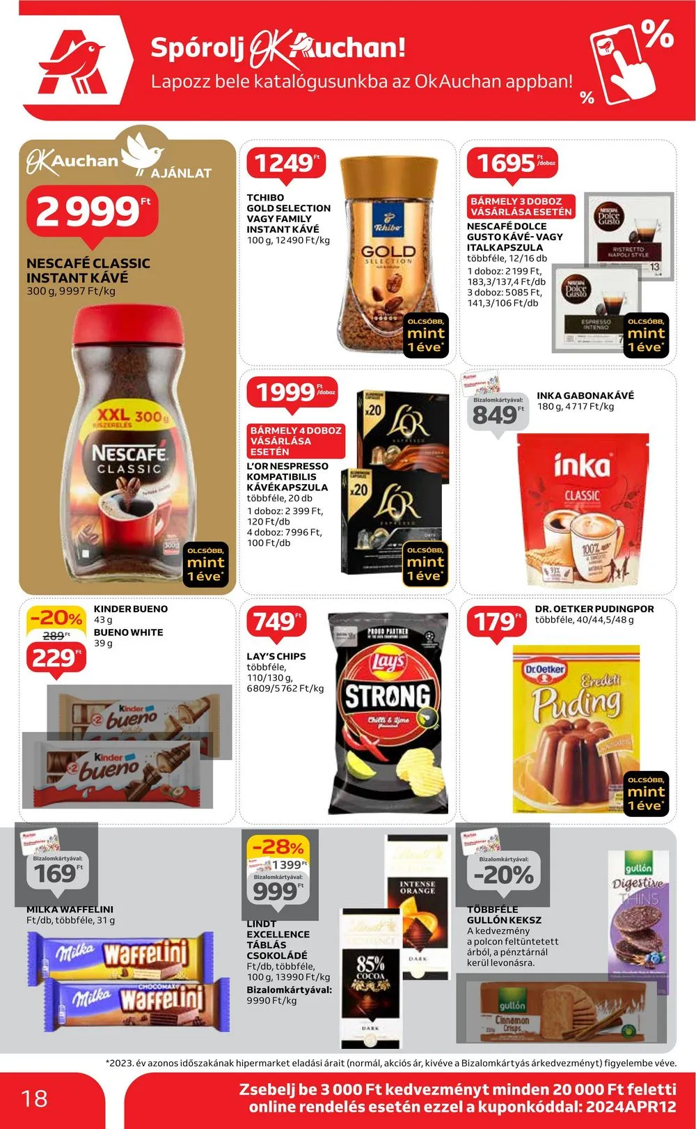 Auchan akciós újság Hipermarket 04.04–04.10 – 18. oldal