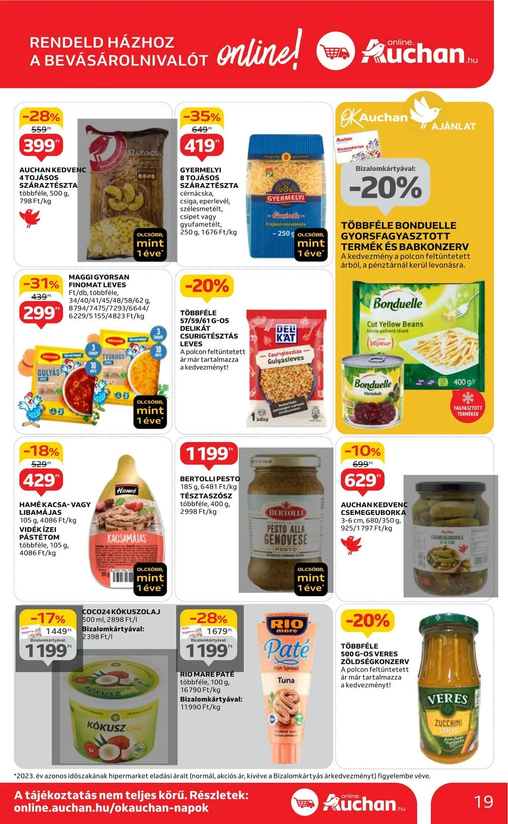 Auchan akciós újság Hipermarket 04.04–04.10 – 19. oldal