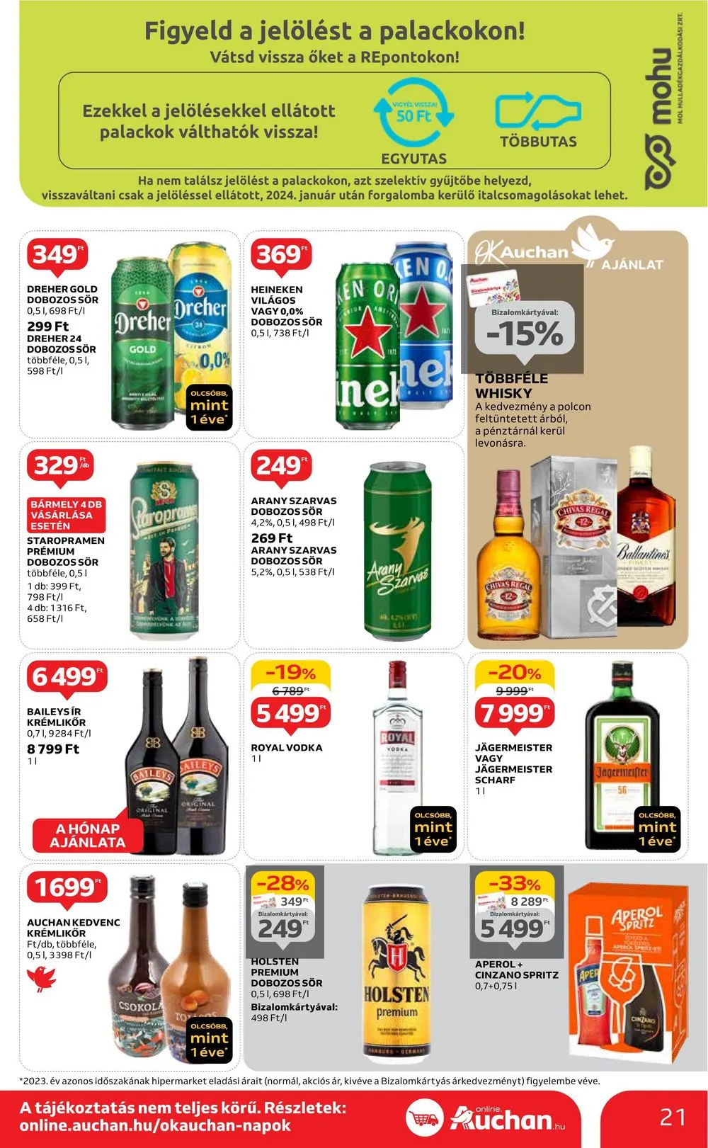 Auchan akciós újság Hipermarket 04.04–04.10 – 21. oldal