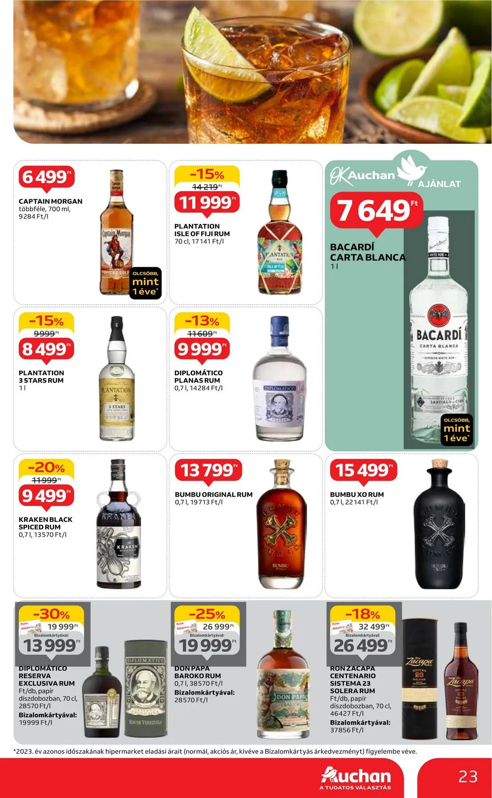 Auchan akciós újság Hipermarket 04.04–04.10 – 23. oldal