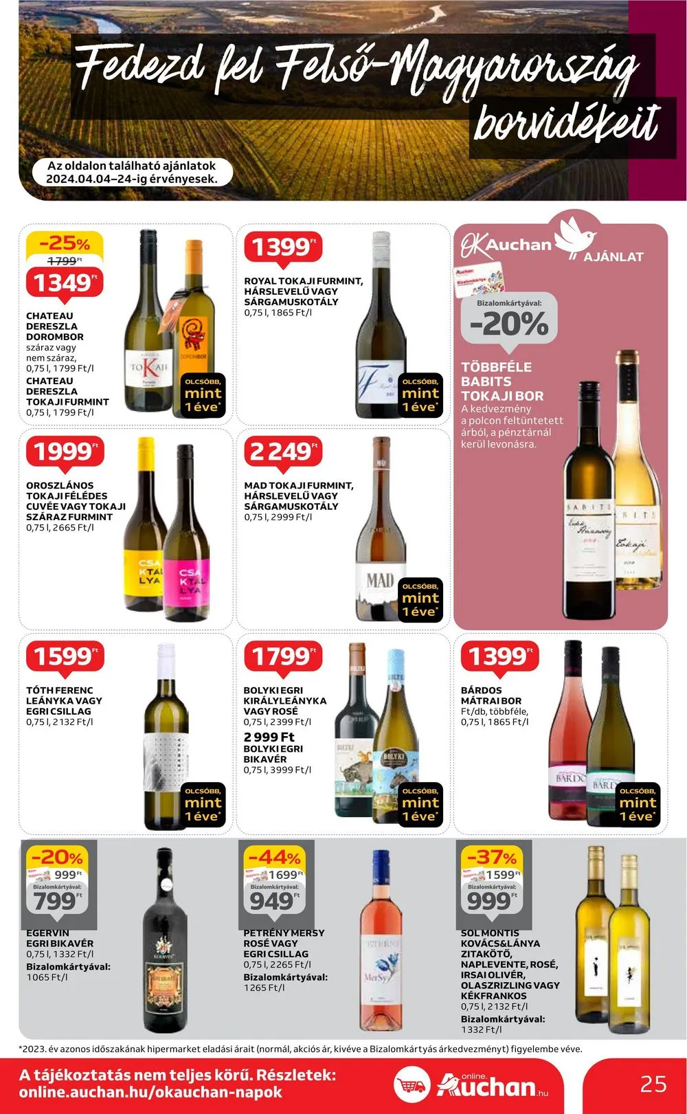 Auchan akciós újság Hipermarket 04.04–04.10 – 25. oldal