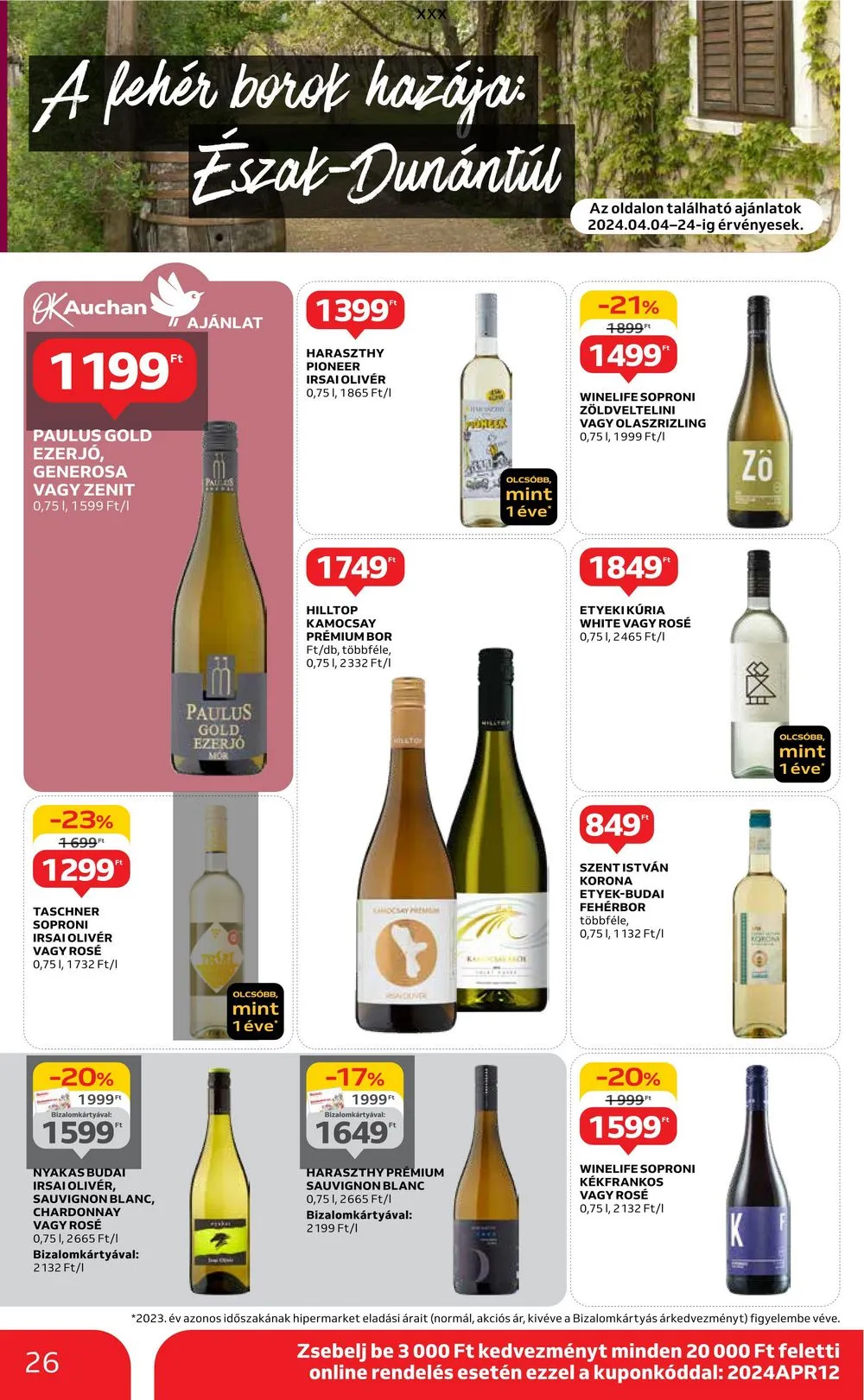 Auchan akciós újság Hipermarket 04.04–04.10 – 26. oldal